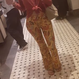 Vintage Floral Bell bottoms